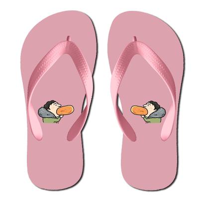 China 2021 Custom Anti-Smell Women Slides Cheap Outdoor Beach Flip Flops Women Thick Sole Slipper Sandals for sale