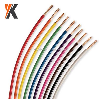 China Aerial Cu pvc 0.5mm2 0.75mm2 1mm2 thin h07v-k insulated single core cable for sale