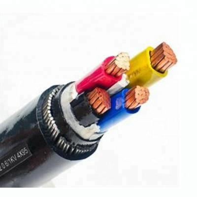 China Steel Wire Armored Cable 3 Phase 0.6 Core 4c 4c 4 25mm 35mm CU 1KV XLPE PVC Armored Underground Power Cable 50mm for sale