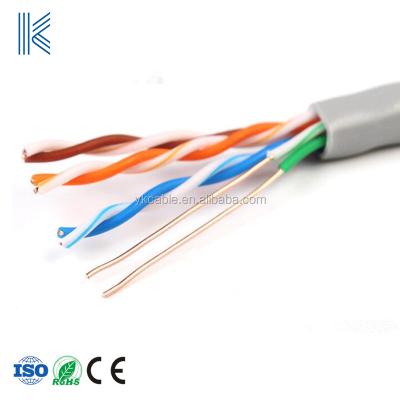 China Telecom Security Product Wired Network LAN Cable UTP Cat 5 cat5 2c Power Ethernet Cable for sale