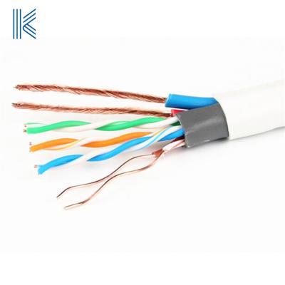 China Telecommunication UTP FTP SFTP cat5e cat6 full copper flat patch cable for sale