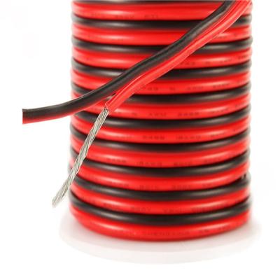 China 12 Gauge Super Flexible Silicone Wire Spool 100 Feet Black Red Ultra Flexible Silicone Cable for sale