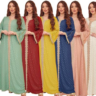 China Amazon best seller traditional woman for girl Ramadan Malaysia ice silk crepe dresses bju kurung abaya for sale