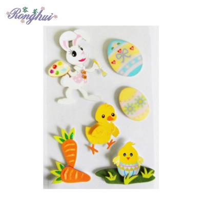 China Africa Scrapbooking Cards Favor Decoration Mini 3D Easter Stickers Craft Embellishment for sale