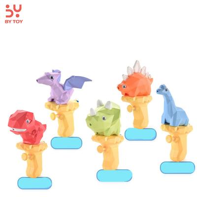 China Toy Popular New Arrival Outdoor Beach Mini Water Gun Toys Shape Electronic Colorful Summer Dinosaur Design for sale