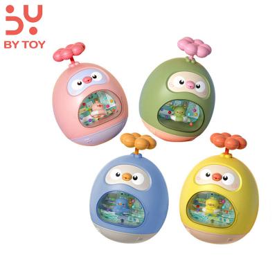 China Water Spray Tool Fun and Cute Water Toy Bathroom Summer Animal Duck Two-in-one The Ring Duck Rocker Water Spray Mini Swimming Juguete for sale