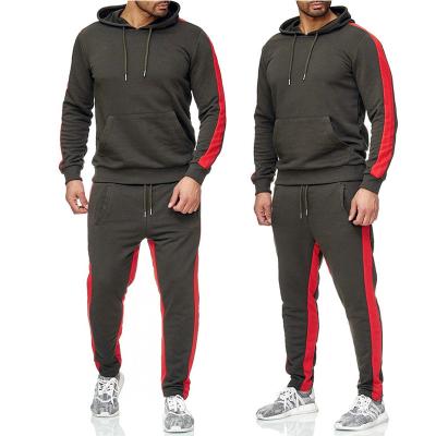 China MOQ Breathable Two Piece Low Set Active Wear Oversized Men's Training Hoodies And Jogger Pant Set for sale