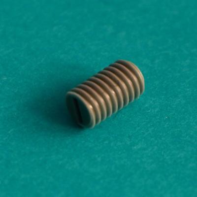 China PVC Plastic PVC Slotted Set Screw With Flat Point for sale