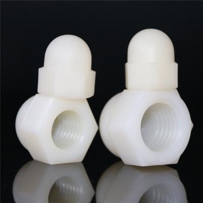 China General Supply Chinese Competitive Price Factory Factory Industry Plastic Cap Nut, Dome Nut, Plastic Fastener for sale