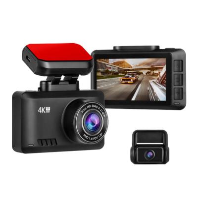 China Dual Built-in WiFi Hot Selling 4K Ultra HD Dashcam Gesture Photo Car Dash Camera with Wifi and GPS Tracking for sale