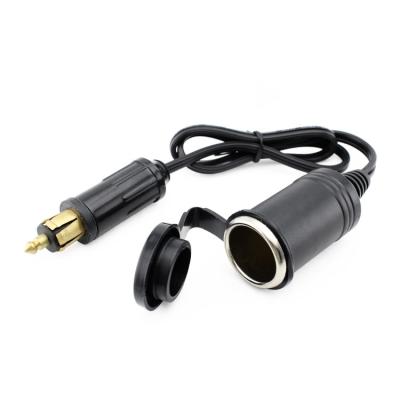 China Lighter Car Charger Adapter Dayuan OEM Car Cigarette Socket Adapter with Plug and Extension Cord for sale