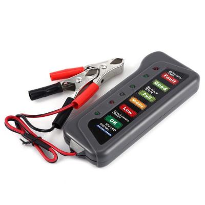 China Universal 12V Digital Car Battery And Alternator Testers With 6 LED Display for sale