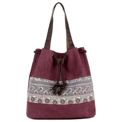 China Ethnic Simple Hot Style Bucket Bag Fashion Style Shoulder Bag Portable Dual-Use Bag for sale