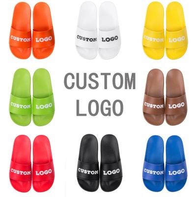 China Custom Durable Gigabyte Sandals Men's Sandal Logo Women Slide Designer Slides Printed Slippers Slides Shoes for sale