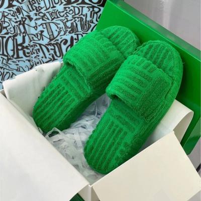 China Cushioning Flower Custom Strap Fabric Printing Waterproof Woman Women Bar Flat Slipper Beach Soft Outdoor Slipper for sale