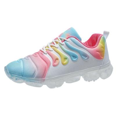 China Fashion Trend Hot Sale Summer Breathable Sneaker For Women Casual Rainbow Sneakers Platform Shoes Sports Shoes Women for sale