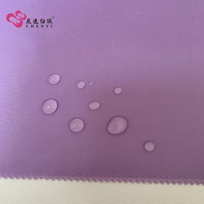 China Antistatic 190T PA Coated Rain Wear Polyester Taffeta Fabric for sale