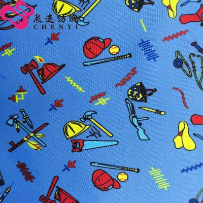 China Hot Sale China Textile Waterproof PA PU Coated Printed Polyester Fabric for sale