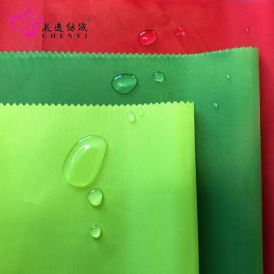 China 190T Taffeta Waterproof High Quality Fabric PA Water Repellent Coating Fabric for sale