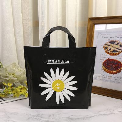 China Recyclable Wholesale Profession Custom Personalized Your Own Logo To Handle Plastic Shopping Bags for sale