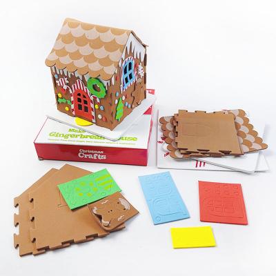 China Child's Early Education Toy Kids DIY Arts And Crafts Make Your Own Gingerbread House for sale