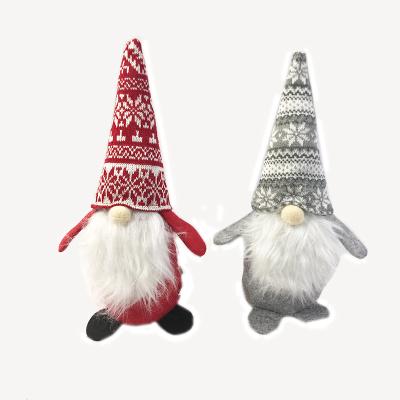 China Wholesale Plush Toy Rag Christmas Doll Of Santa Claus Funny Faceless Red Decoration Decoration Santa Claus for sale