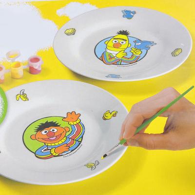 China Develop children's intelligence children's rts and open DIY to paint your own ceramic dish for sale