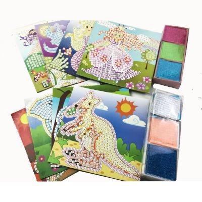 China Kids DIY EVA Foam Mosaic Sticker EVA DIY Art Kits Handmade Educational Kid Toys For Children for sale