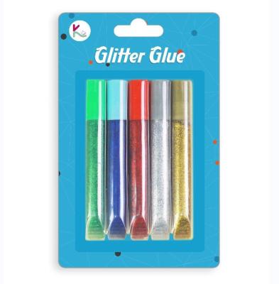 China Kids Toy Smart Glitter Glue In PET Material Bucket Glitter Glue For Crafting for sale