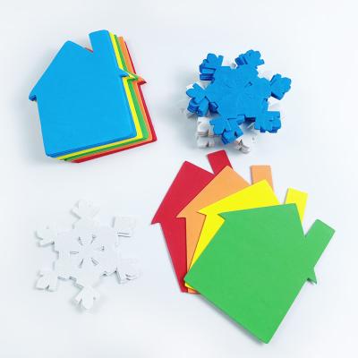 China Construction Toy Kid Craft DIY EVA Foam Shapes EVA Materials for sale