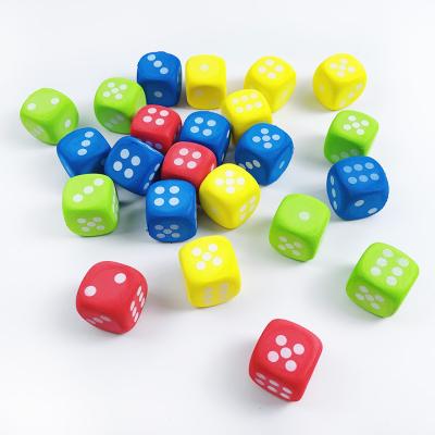 China Educational Kid Toys Colored EVA Foam Dice For Kids Big EVA Foam Dice for sale