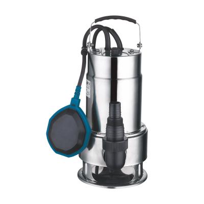 China Float switch ensures automatic cut-in and cut-out corrosion-resistant stainless steel garden submersible water pumps for dirty water for sale