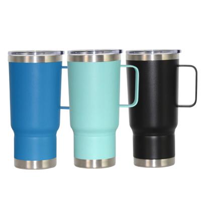 China Sustainable Insulated Vacuum Bottle Coffee Travel Mug Double Stainless Steel Vacuum Tumblers With Lid for sale