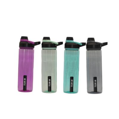 China BPA Free And Leak Free Large Sustainable Wide Mouth Plastic Drink Bottle With Handle Strap for sale