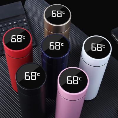 China Sustainable Automotive BPA Free Leak Proof Travel Mug Sports Stainless Steel Smart Water Bottle for sale