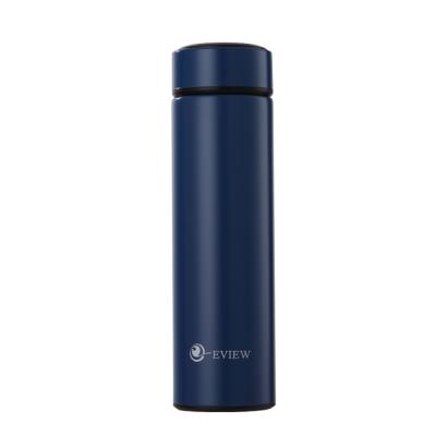 China Sustainable Temperature Display Reminder Vacuum Insulation Stainless Steel Smart Water Bottle With Custom Logo for sale