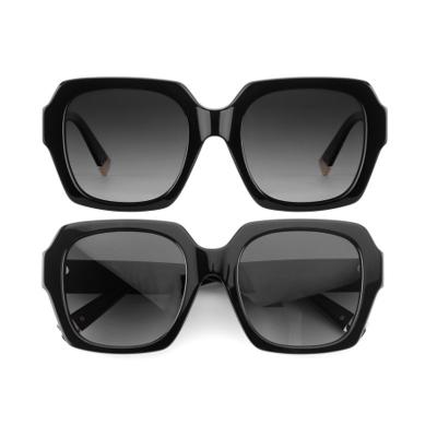 China Cat Eye Fashion Trend Unisex Summer Sunglasses PC Frames Polarized Sunglasses for sale