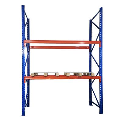 China Corrosion Protection Customized Heavy Duty 4.5T Per Layer Metal Warehouse Storage Pallet Shelving Rack for sale