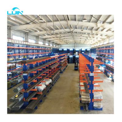 China LIJIN Corrosion Protection Buries Storage Cantilever Racking Install Car Roof Rack Cantilever Racking for sale