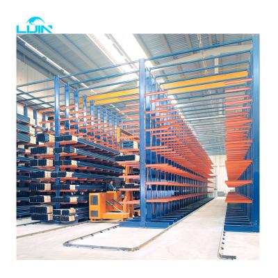 China Corrosion Protection LIJIN Steel Pipe Rack Cantilever Plywood Storage Cantilever System Industrial Metal Rack for sale