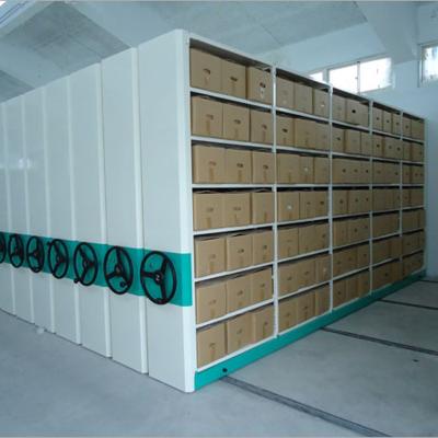 China Highest level ESD protection custom color rack system mobile stretching bookcase moving steel shelf for sale