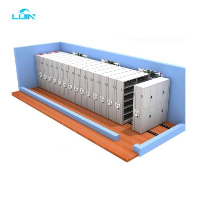 China Esd Protection LIJIN Manufacture Steel Movable Dense Cabinet For File for sale