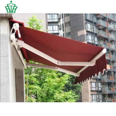 China Acrylic Outdoor Waterproof Material Aluminum Pop Up Awning For Balcony for sale