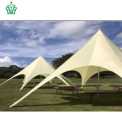 China Outdoor Aluminum 12m Spider Star Shaped Event Pole Tent For Sporting Events for sale