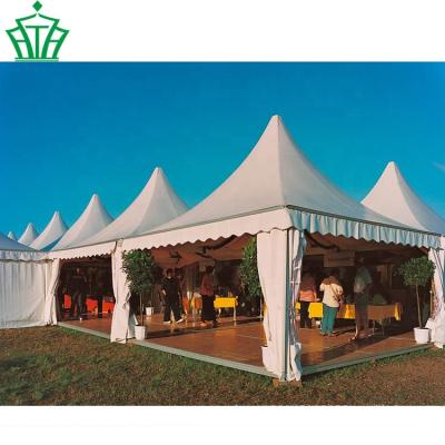 China Factory price waterproof and fireproof aluminum tent carpas para eventos pagoda church tents for donation for sale