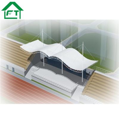 China sunshade membrane structure stadium permanent tension tent for sale