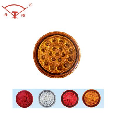 China Round PC+ABS Emark Round Tail Light 120mm Bus Lamp for sale