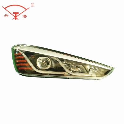 China 12v 24v dg2016-3a black plastic bus lamp head light for sale