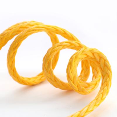 China Multifilament 12 Strands UHMWPE ROPE For Fishing Nets for sale