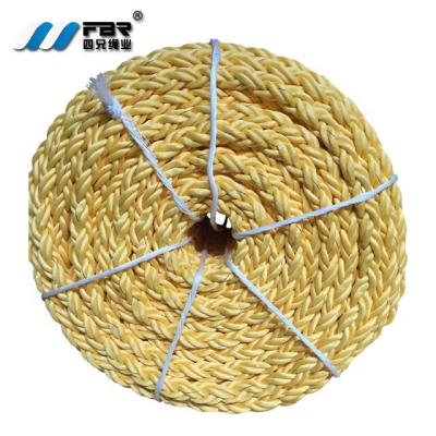 China 8/12 Mooring Strands (POWERDAN FAST BOOSTER) Braided PP Mooring Rope Floating On Water for sale